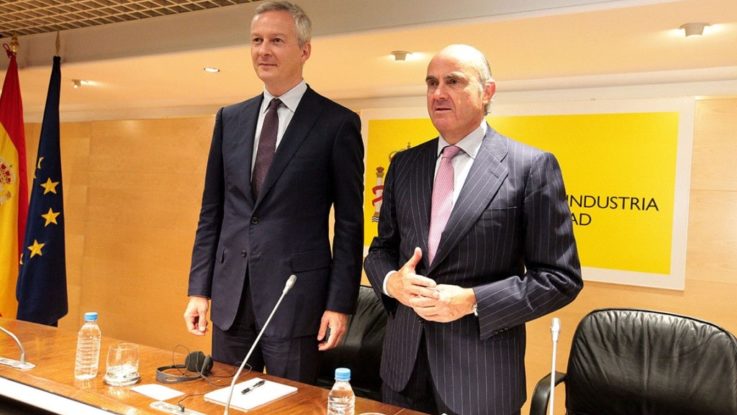 Luis de Guindos y Bruno Le Maire