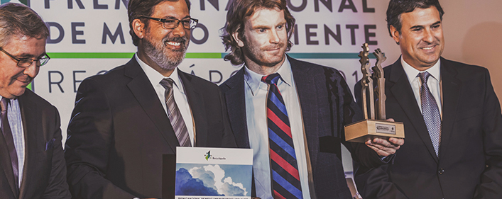 La española Acciona recibe el Premio Nacional de Medio Ambiente.