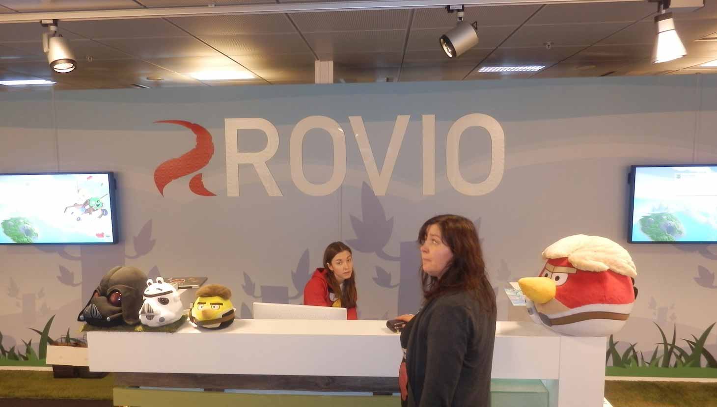 Oficina de Rovio, empresa creadora del videojuego Angry Birds.