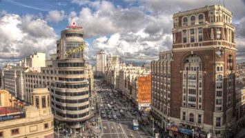 Gran vía, Madrid.