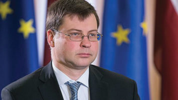El vicepresidente del Euro y el Diálogo Social, Valdis Dombrovskis.