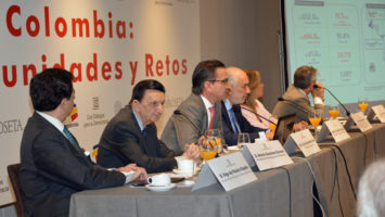 El presidente de Bancolombia, Juan Carlos Mora Uribe, explica las áreas de interés para invertir en Colombia.