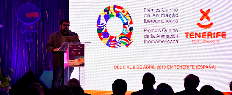 José Luis Farias durante su intervención en el Foro del Festival Internacional de Animación, Videojuegos y Cómic de Cuernavaca – Pixelatl.