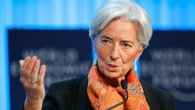 Christine Lagarde, directora general del Fondo Monetario Internacional.