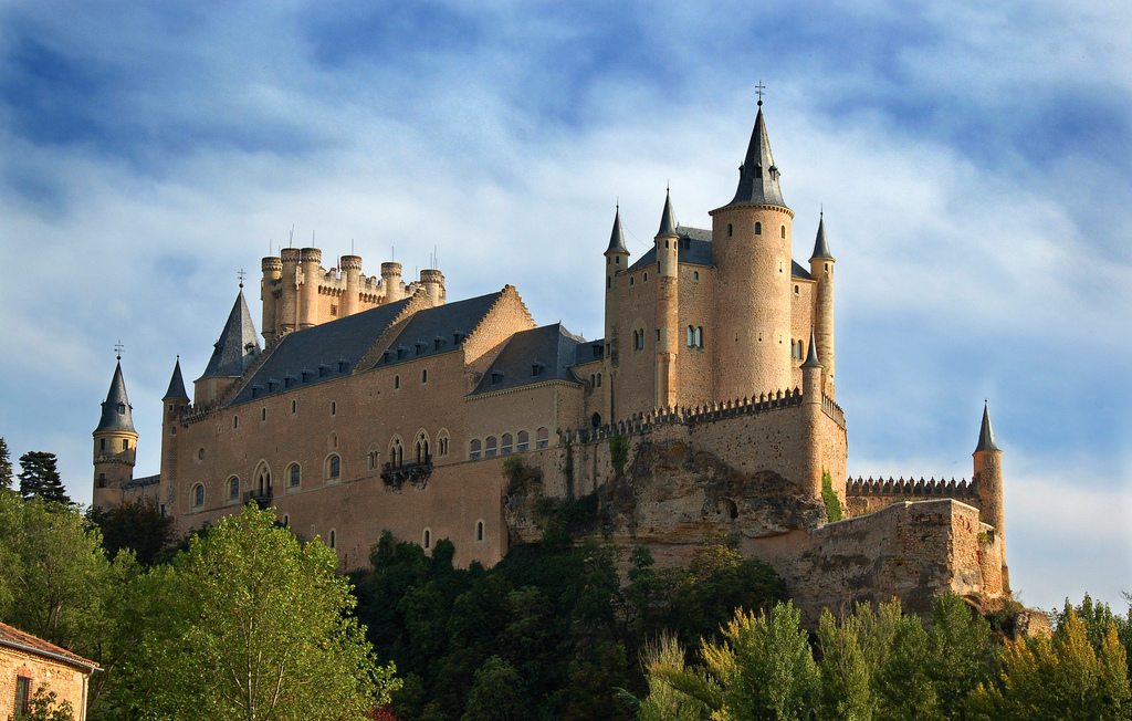 Alcázar de Segovia, España.