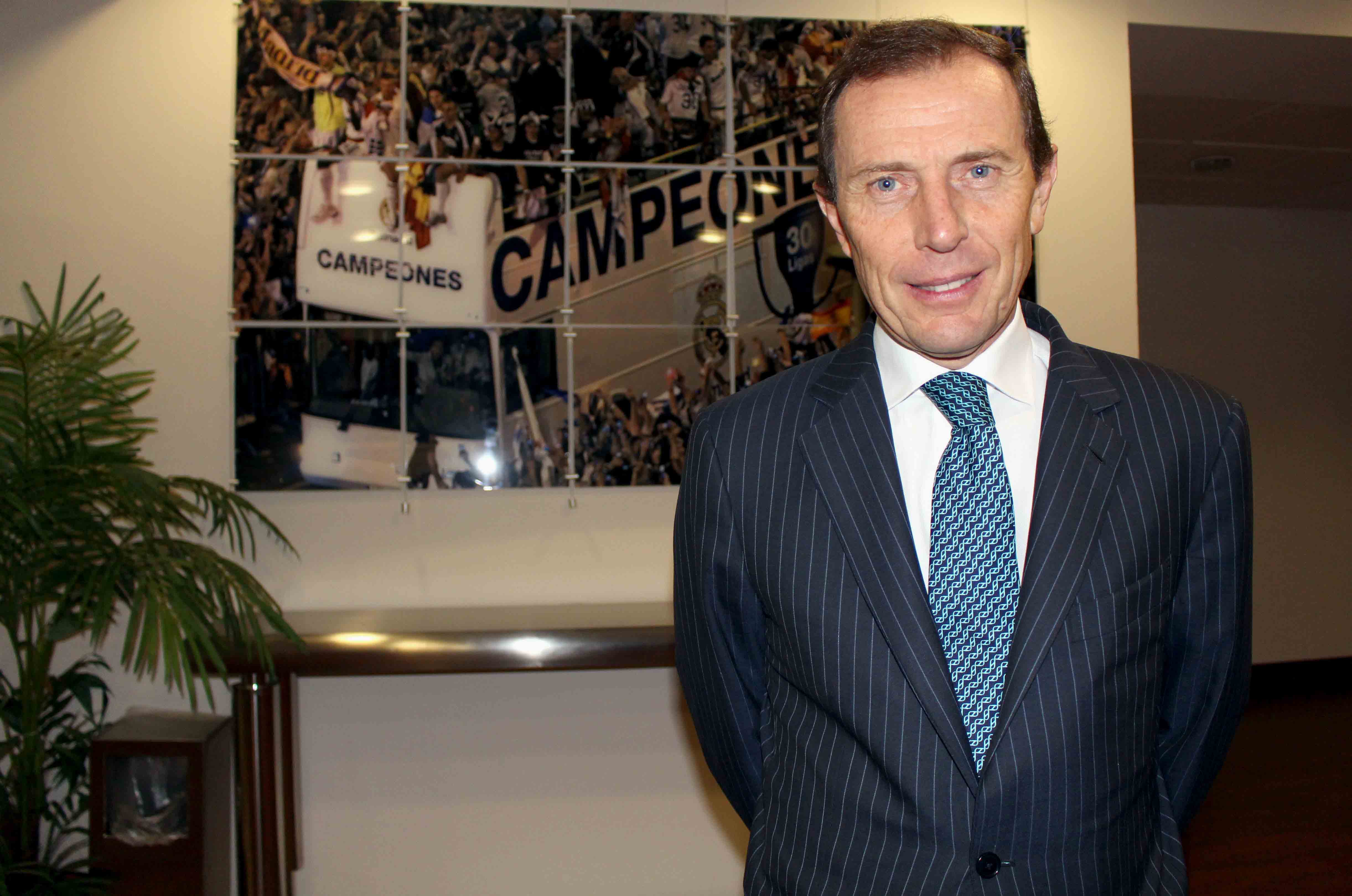 Emilio Butragueño, director de Relaciones Institucionales del Real Madrid.