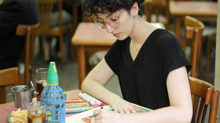 María Luque, ilustradora argentina y ganadora del ‘I Premio de Novela Gráfica-Ciudades Iberoamericanas’.