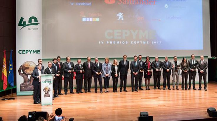 Acto de entrega de los ‘IV Premios Cepyme’.