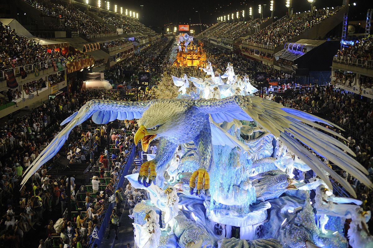 Durante el Carnaval de Río de Janeiro se registran unos ingresos en hostelería de 625 millones de dólares.