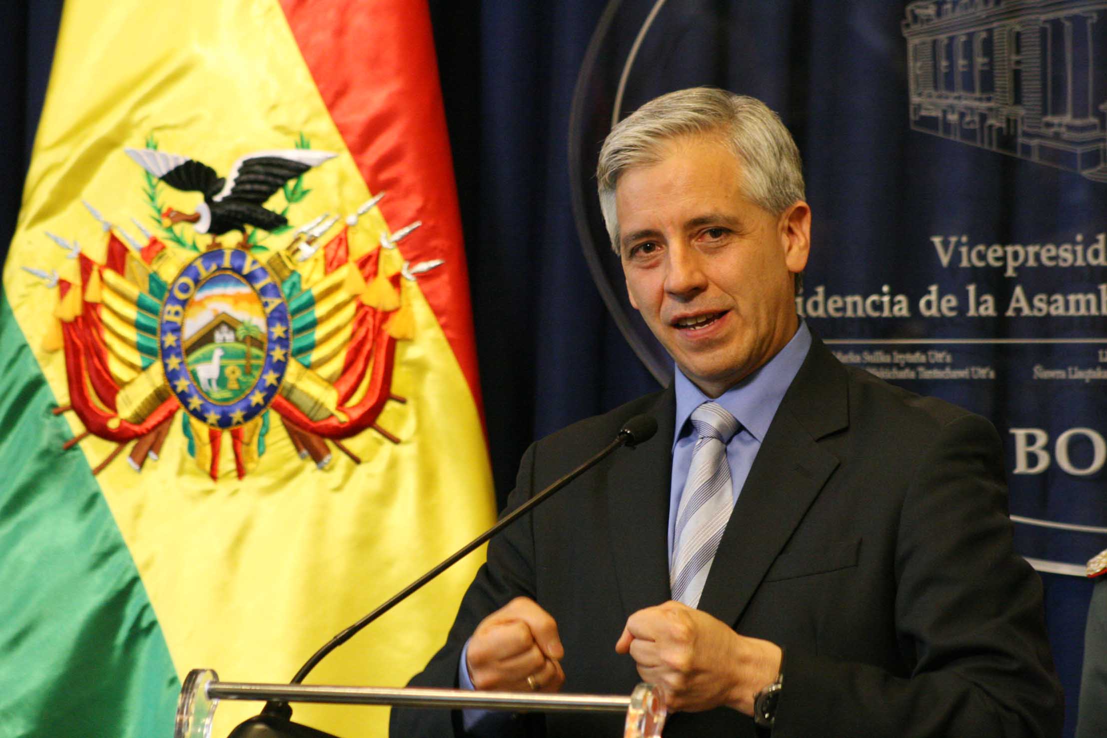 Álvaro García Linera, vicepresidente de Bolivia.