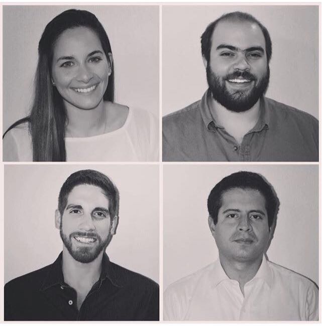 El equipo de Meraki está conformado por: Laura Luque, Alfonso de la Piedra, Fabrizio Crudo y Andrés Rivadeneira.