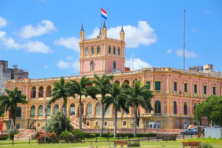 El Palacio de Gobierno de Paraguay.