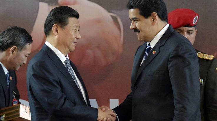 Xi Jinping, presidente de la República Popular China, y Nicolás Maduro, presidente de Venezuela.
