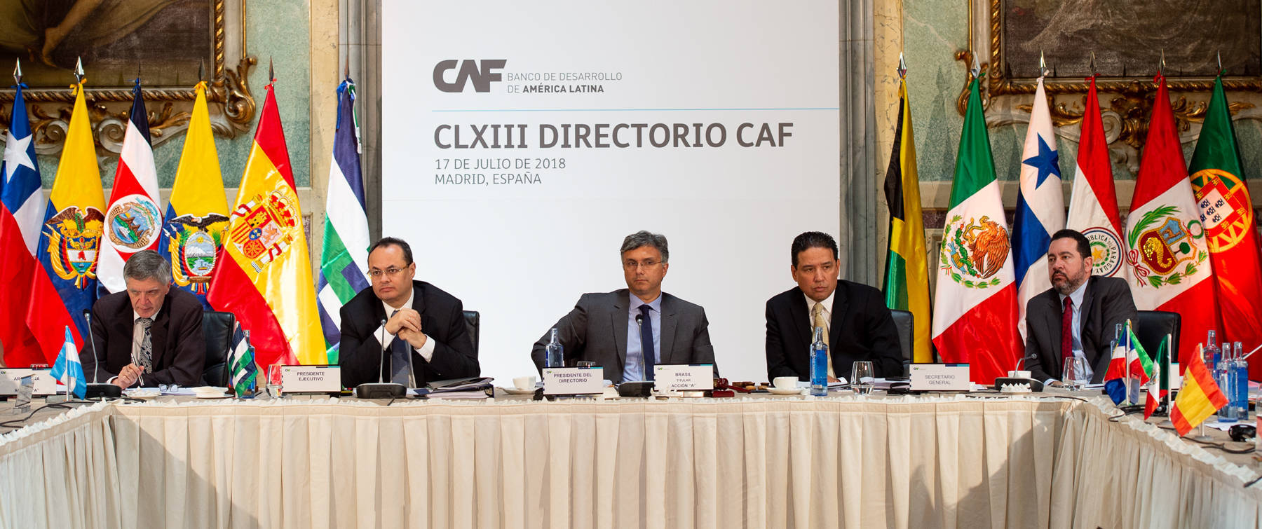 Celebración del CLXIII Directorio del Banco de Desarrollo de América Latina (CAF).