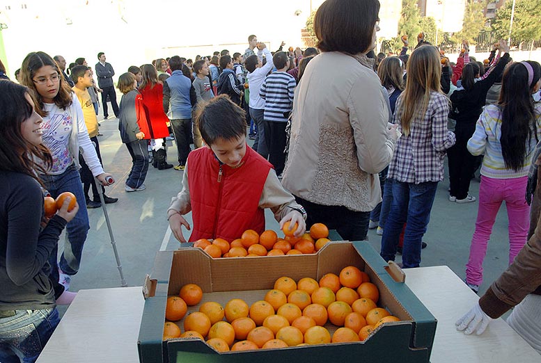 El programa de la UE busca fomentar buenos hábitos alimentarios entre los niños.