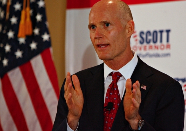 El Gobernador de Florida, Rick Scott, afirma que apoyará la medida de llegar a senador.