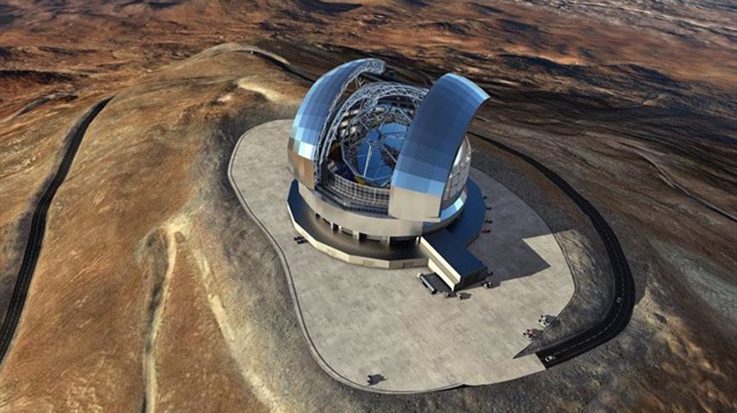 Chile construye el Telescopio Extremadamente Grande (ELT) para estudiar el ‘Big Bang’.