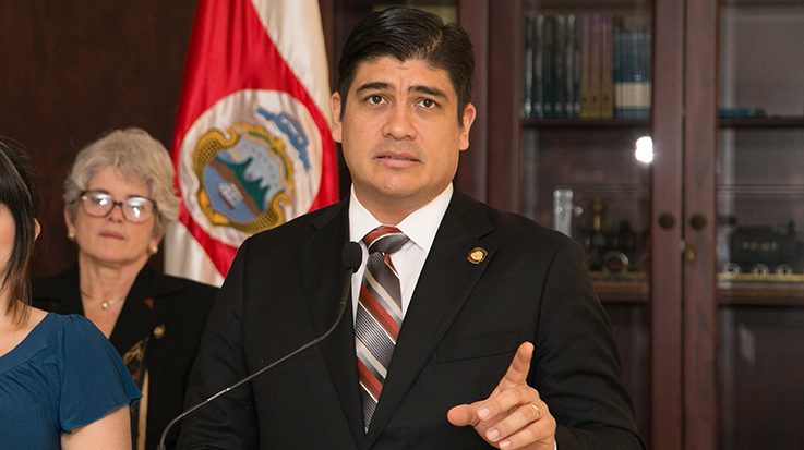 Carlos Alvarado Quesada, presidente de Costa Rica.