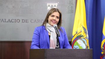 María Alejandra Vicuña, vicepresidenta de Ecuador.