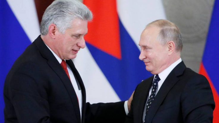 Presidentes de Rusia y Cuba