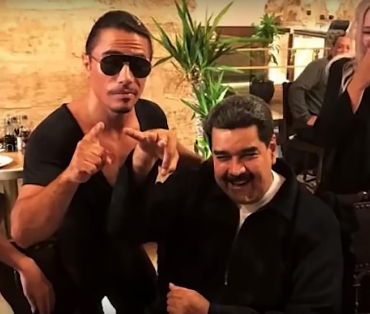 Nicolás Maduro y Salt Bae