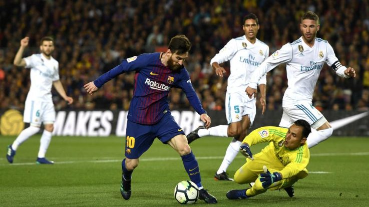 Leo Messi contra el Real Madrid