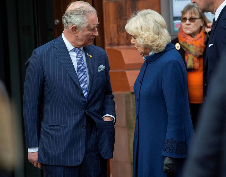 El príncipe Carlos de Inglaterra y su esposa