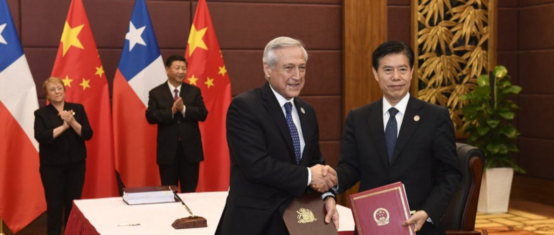 Presidentes de Chile y China