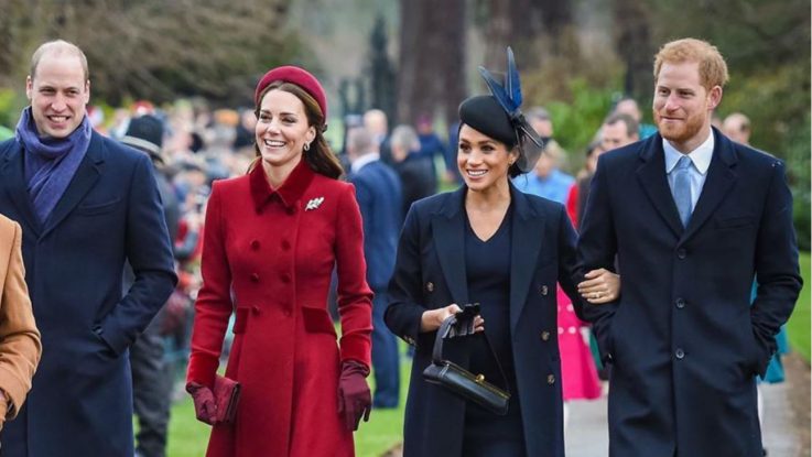 William y Kate Middleton y harry y Meghan Markle