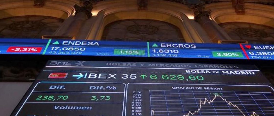 El Ibex 35 remonta 7,8% y tiene su mayor subida en 10 años