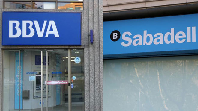 Posible fusión entre BBVA y Sabadell