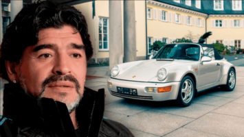 Subastan el Porsche 911 de Diego Maradona