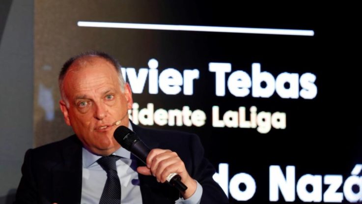 Javier Tebas va en contra de la Superliga